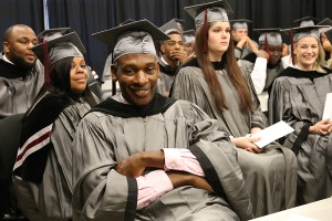 Samuel Porter, of Bolton, graduated with a degree in Meat Merchandising from Hinds Community College at the Clyde Muse Center on Friday, May 13. (April Garon/ Hinds Community College)