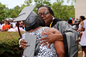 Lotoya Patterson of Vicksburg received her practical nursing degree at age 30 from Hinds Community College on July 29.