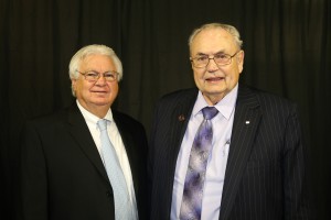 Dr. Bobby Glenn and Hinds President Dr. Clyde Muse
