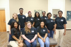 Front row, from left, Denicia Diew, of Yazoo City; Abigail West, of Hamilton, Miss.; Amber Gladney, of Jackson; back row, from left, Brinkley Branch, of Raymond; Evan Jefferson, of Jackson; Aliyyah Blakely, of Flint, Mich.; Myia Harris, of Clinton; Shantianna Thames, of Louisville, Miss.; LaDaysha Washington, of Mendenhall, Cyla Logan, of Edwards.
