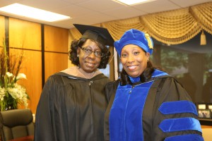 Dr. Debra Mays-Jackson spends Graduation Day/Mother's Day with mother Mary Mays on May 14 at Hinds Community College-Utica.