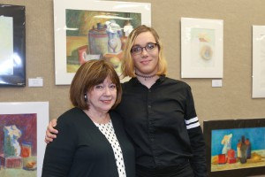 Ada Ginger, right, with Spanish Instructor Nancy Ray