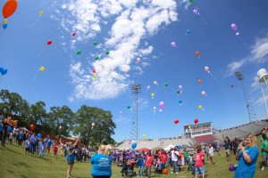 At the close of the “Let Your Light Shine On” field day for Hinds County special education students on May 2 at Hinds Community College students released balloons with tags that had a student’s name and the email address for Larina Mason. Anyone who finds a balloon is asked to email Mason at Lmason@hinds.k12.ms.us. (Hinds Community College/April Garon)