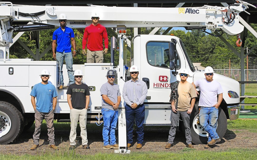 Hinds CC graduates summer class of electrical line workers